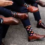 die Rückkehr der gepunkteten Socken