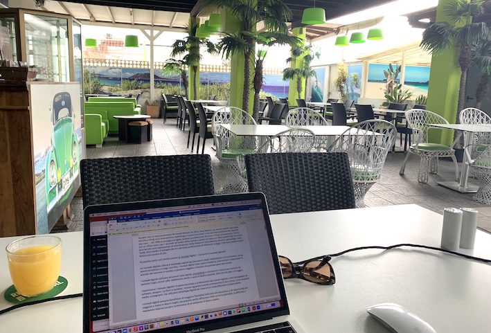 Barbara de Siena nomade digitale in Fuerteventura per progetti di internazionalizzazione