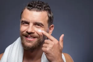 Cura delle Pelle uomini di 20 30 e 40 anni