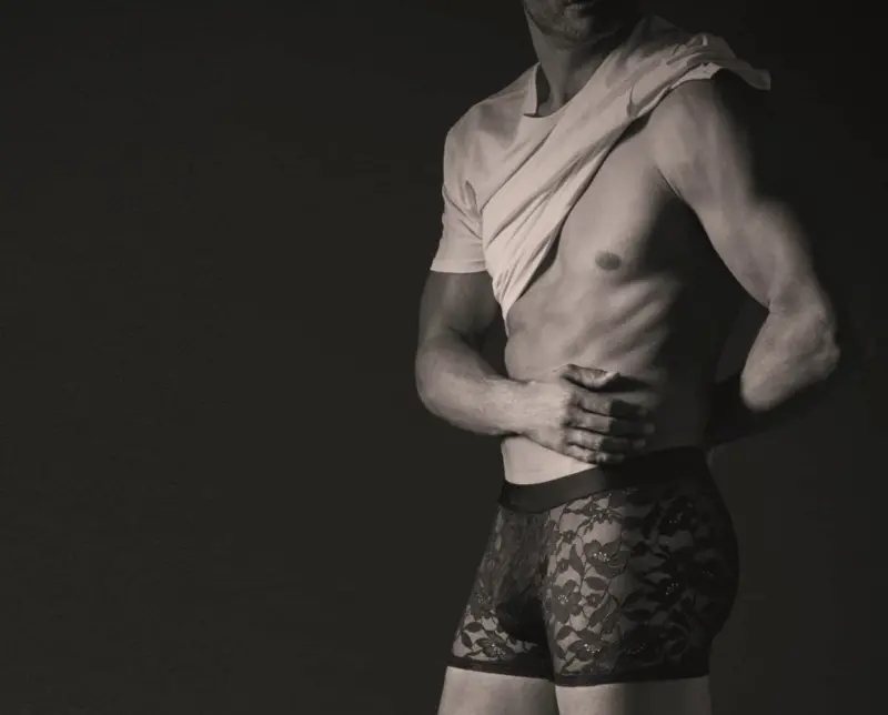 lingerie pizzo uomo