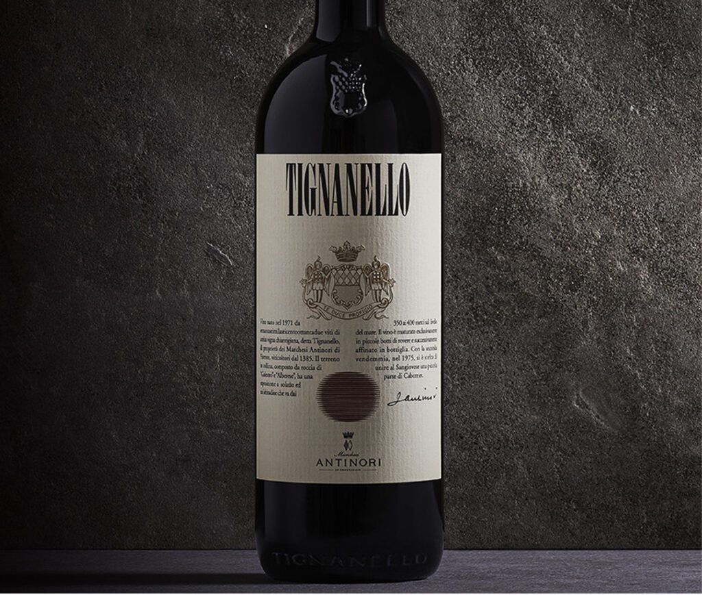Tignanello Antonori, esperienza totale. Photocredit Antinori.it