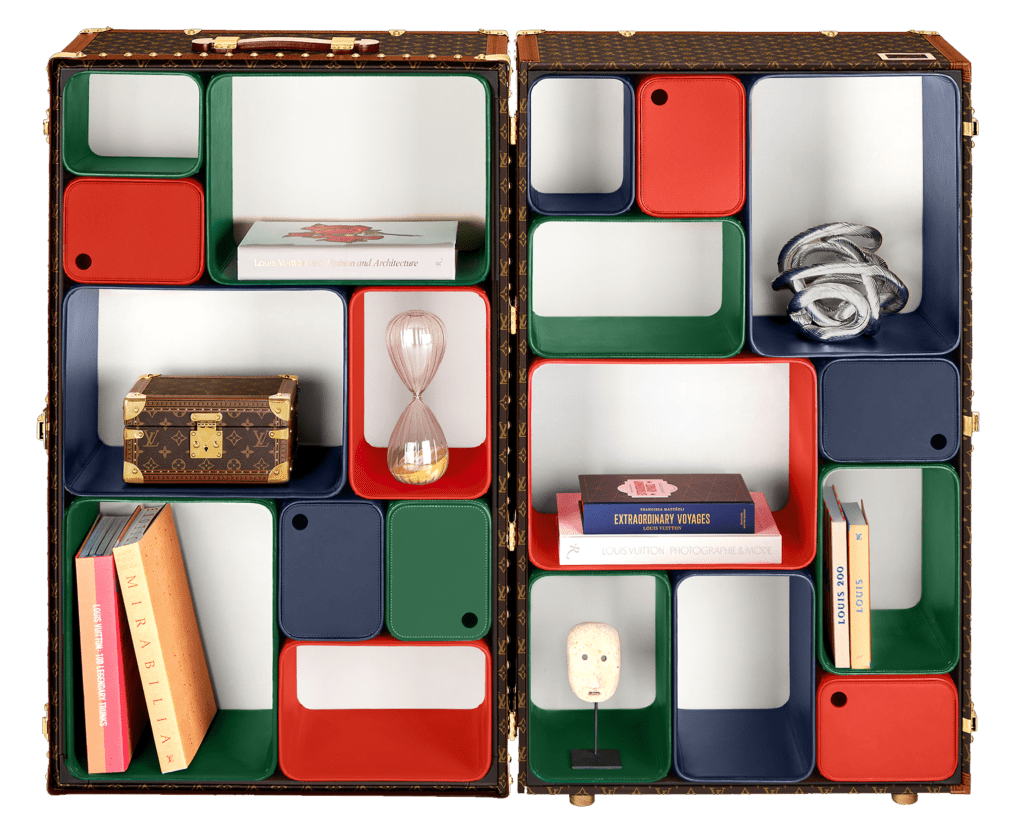 cabinet of curiosities by marc newson. Photocredit eu.louisvuitton.com