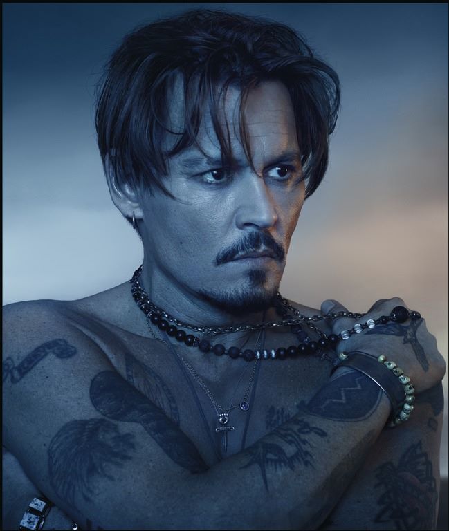 Johhny Depp per Sauvage. Photocredit Facebook.com, pagina ufficiale Dior 
