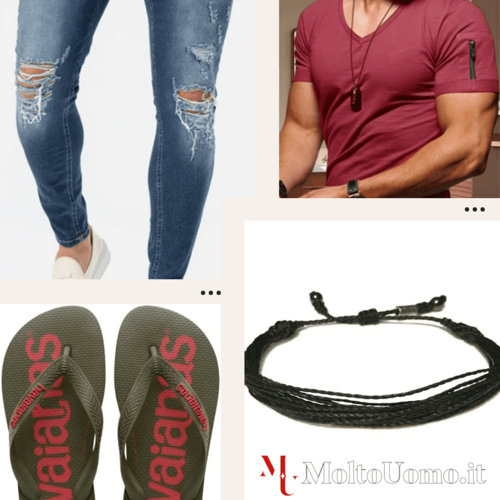 outfit estate 2023 da uomo che si abbinano alle infradito Havaianas