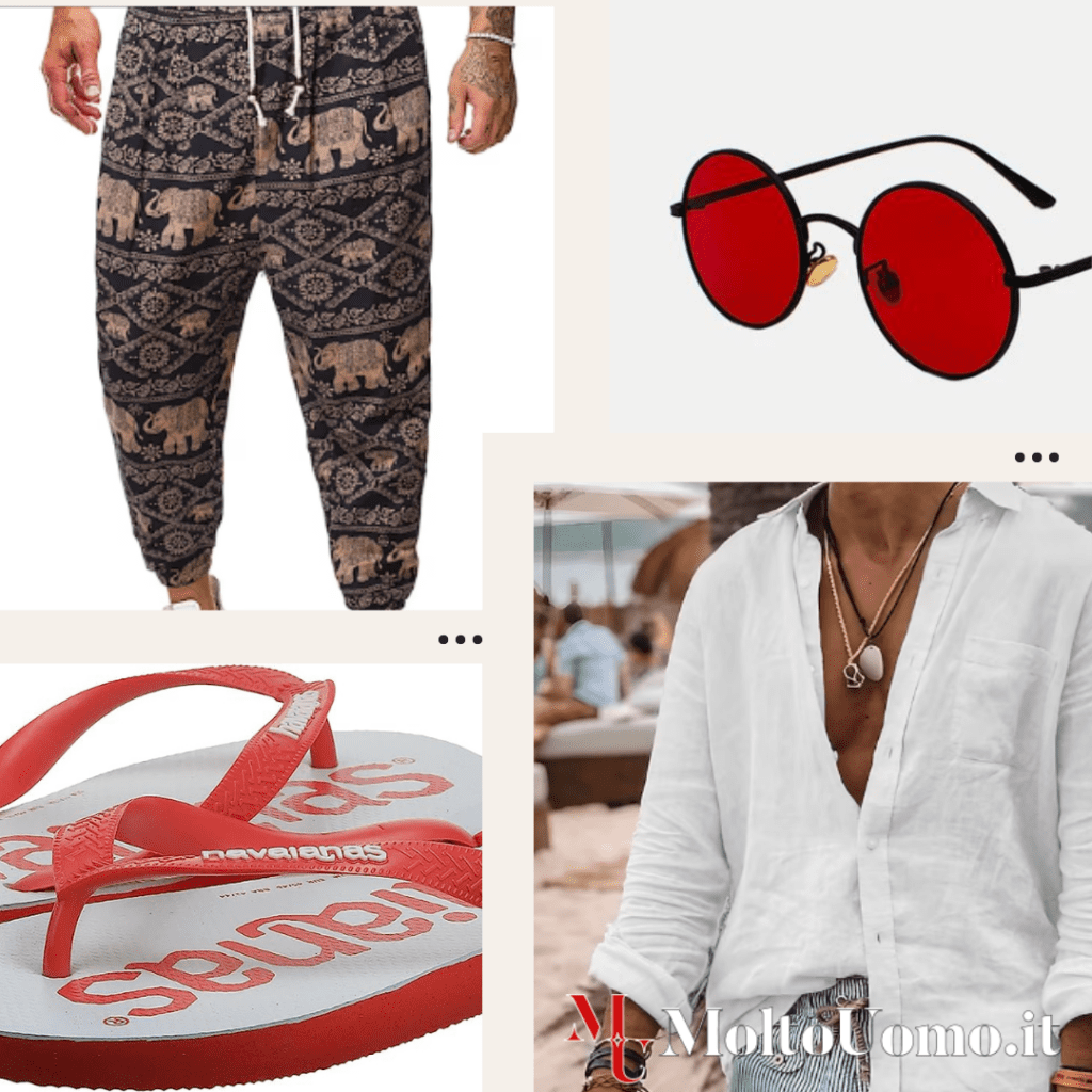 outfit estate 2023 da uomo che si abbinano alle infradito Havaianas