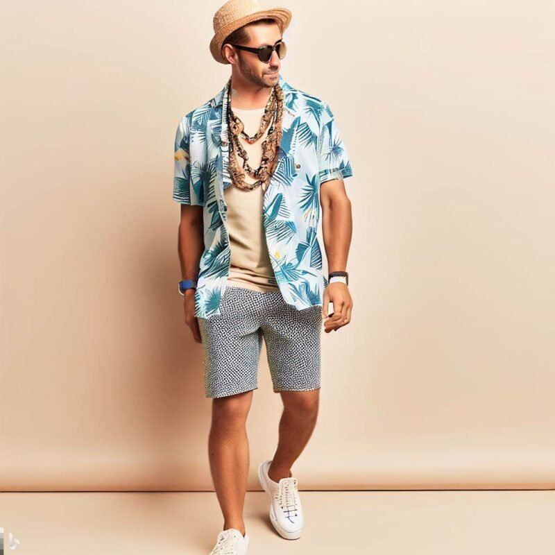 I 4 Outfit Estate 2023 selezionati da MoltoUomo.it per sfoggiare il tuo stile stile con una camicia hawaiana