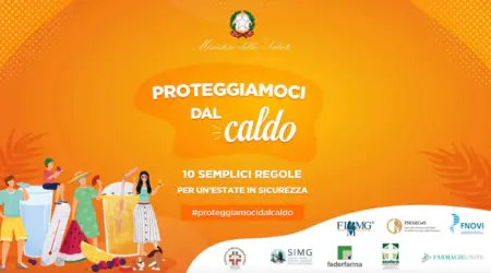 Proteggiamoci dal caldo, arriva il decalogo del Ministero della Salute