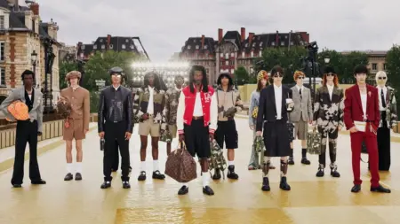 Ecco le 6 Tendenze che abbiamo selezionato per voi dalla Settimana della Moda Maschile di Parigi Sfilata Louis Vuitton SS241