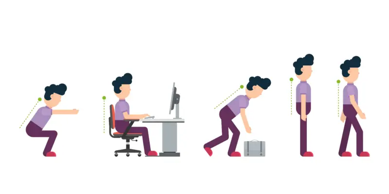 Al giorno d'oggi, a causa dei telefonini, i computer ed ai lavori sedentari, si tende troppo spesso a trascurare una corretta postura.