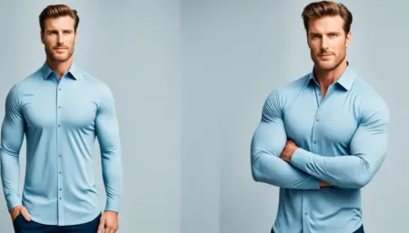 La camicia ideale per valorizzare il fisico di un uomo. Camicia da uomo