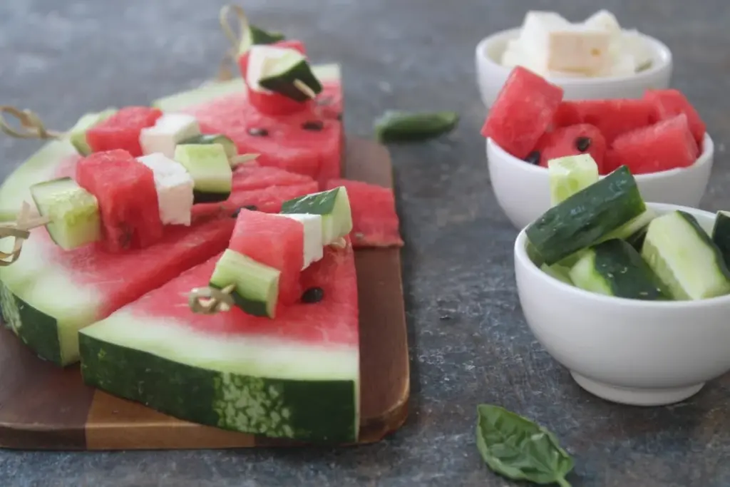 Spiedini di Anguria e Feta