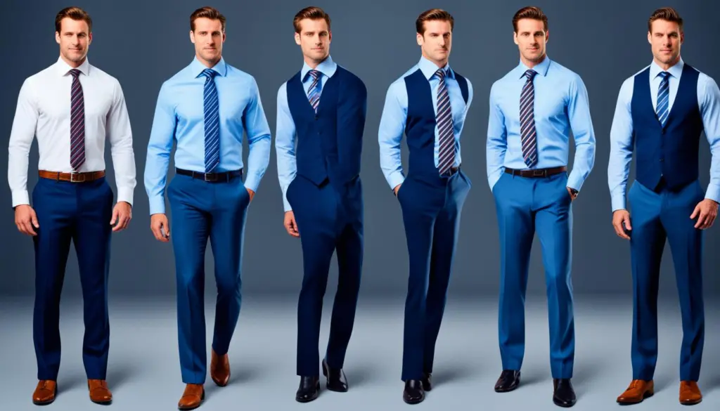 abbinamento camicia abito blu navy