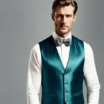 gilet in seta da uomo