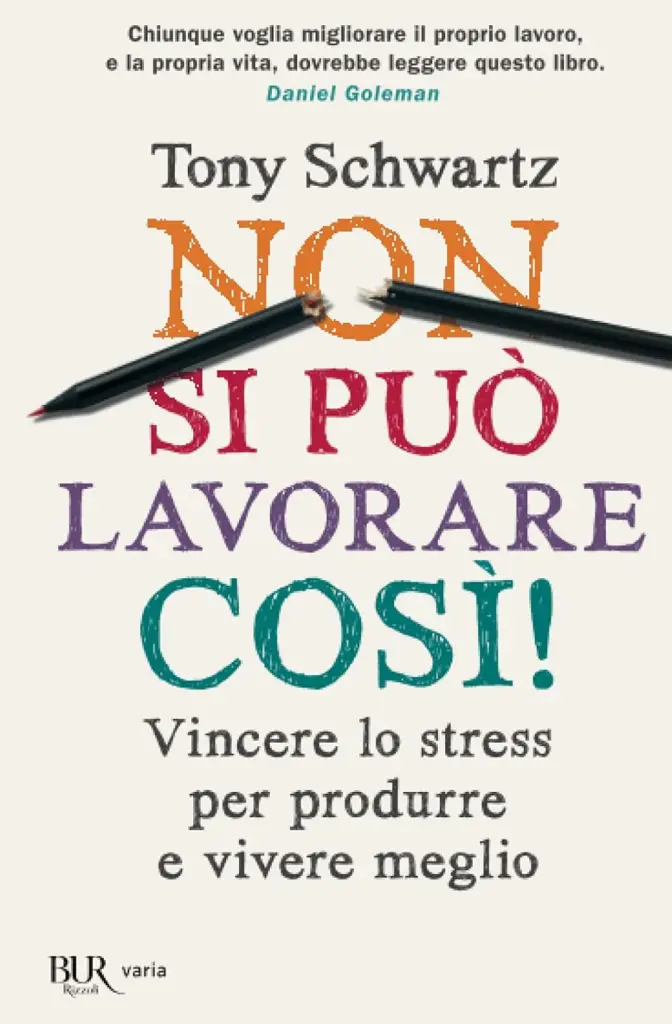 Il concetto centrale del libro di Schwartz è che i dipendenti sono al massimo della loro produttività solo quando possono alternare momenti di attività intensa a periodi di recupero