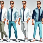 outfit elegante con sneakers uomo