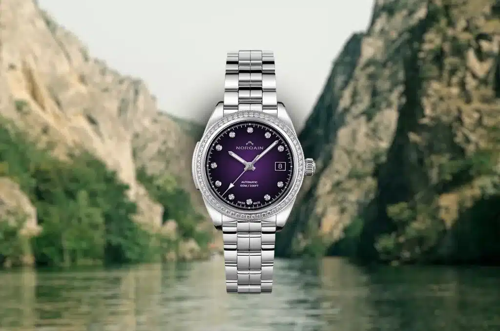 Norqain Adventure Sport 37mm Purple Gradient: Il Lusso Della Natura in Edizione Viola
