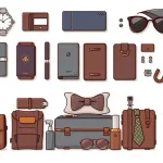 accessori da viaggio di lusso uomo