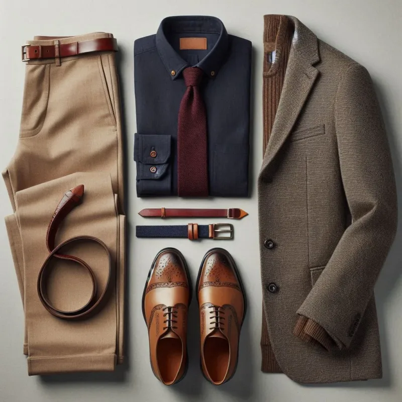 Outfit uomo camicia di flanella, AI MondoUomo.it