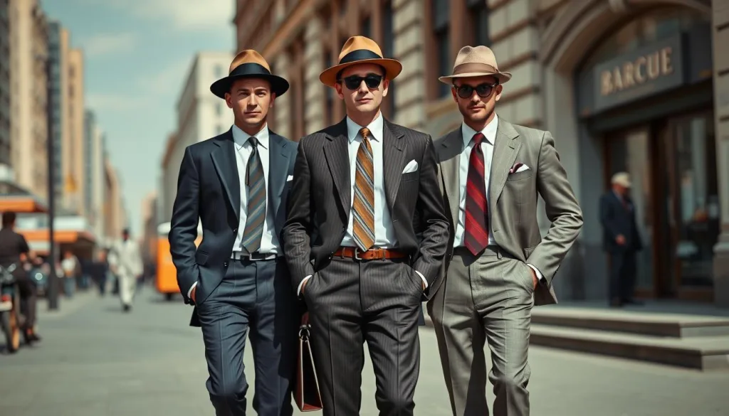 moda maschile anni '50