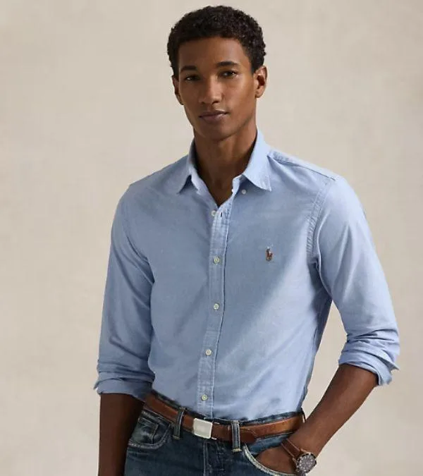 Camicia con bottoni in tessuto Oxford