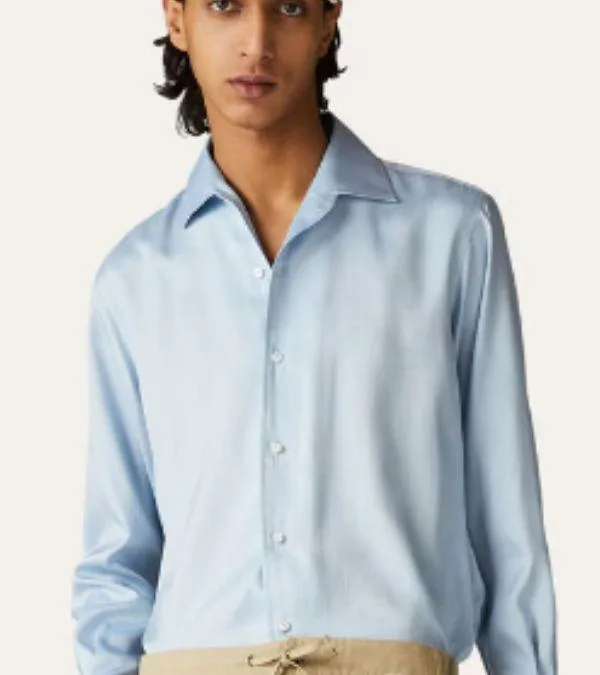 Camicia con bottoni in tessuto Oxford