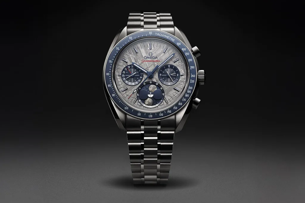 Omega Speedmaster Moonphase Meteorite | omegawatches.com
