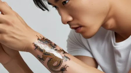 beauty routine per pelli tatuate