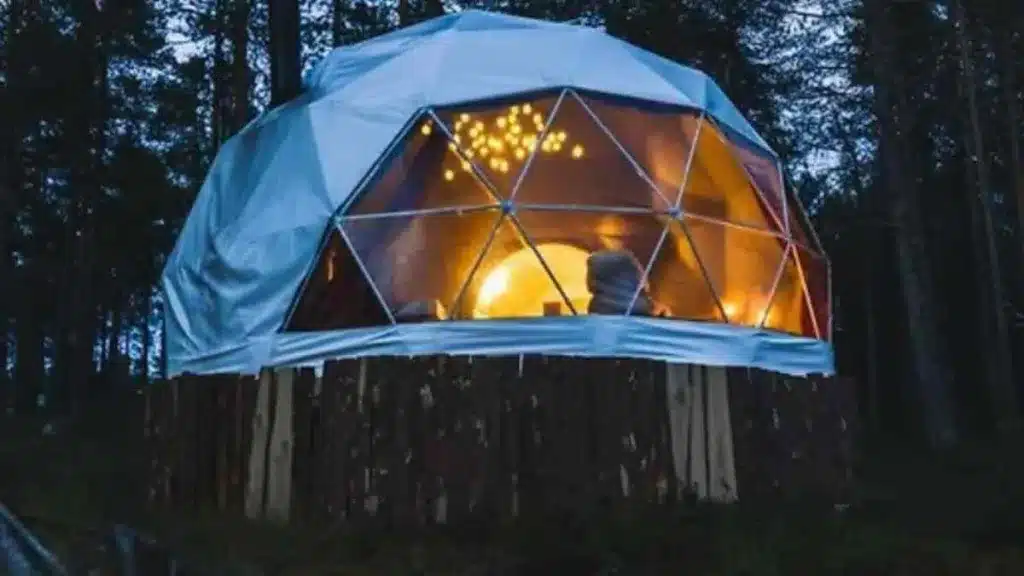 glamping romantico