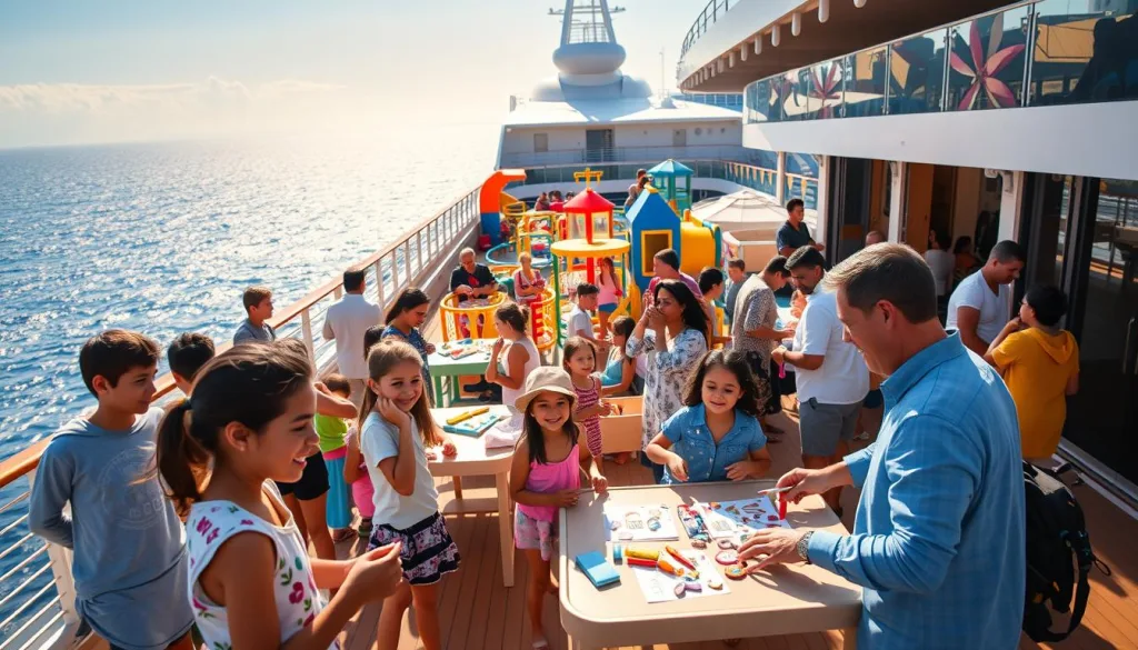 attività per bambini in crociera