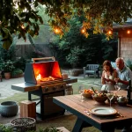 barbecue in giardino