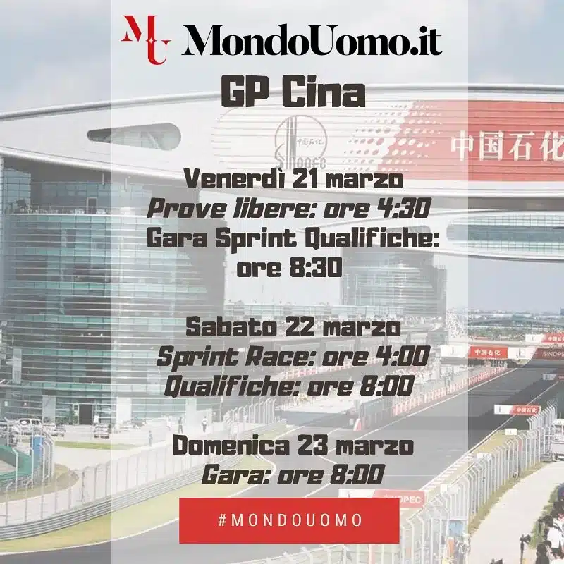 GP di Cina F1 2025: Orari e Dove Vedere in Tv le Prove, Qualifiche, Sprint Race e Gara