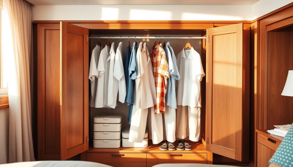 preparare il guardaroba per la crociera