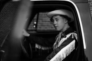 Giacca con le frange per uomo