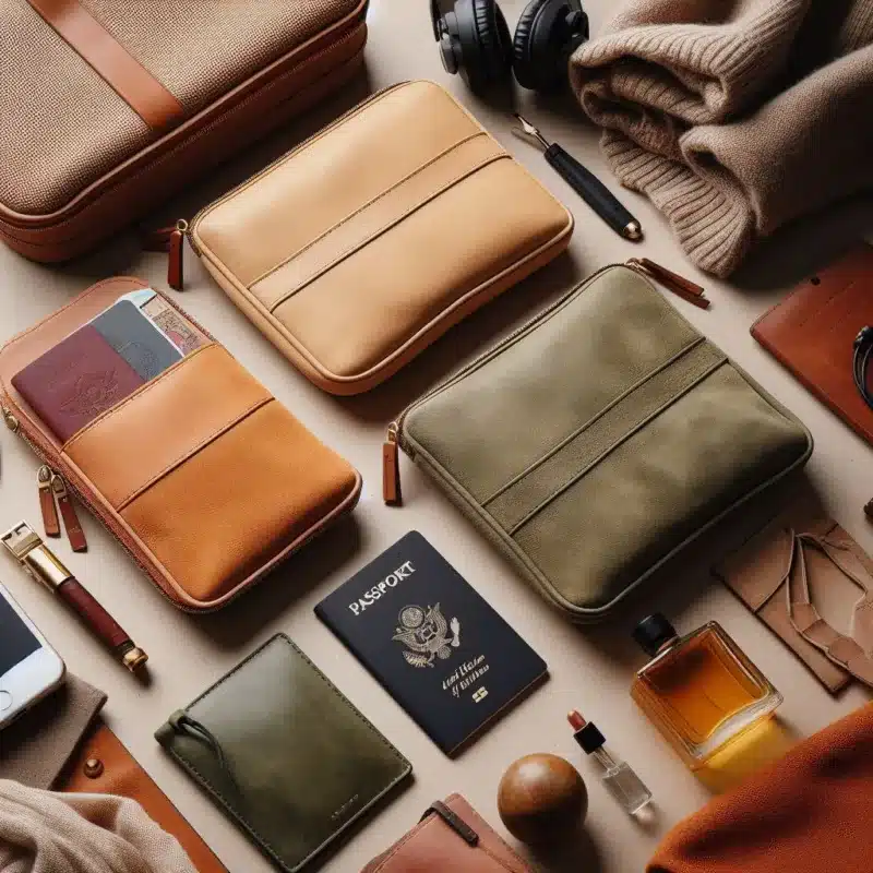 Quali materiali dominano le pochette uomo primavera estate 2025?