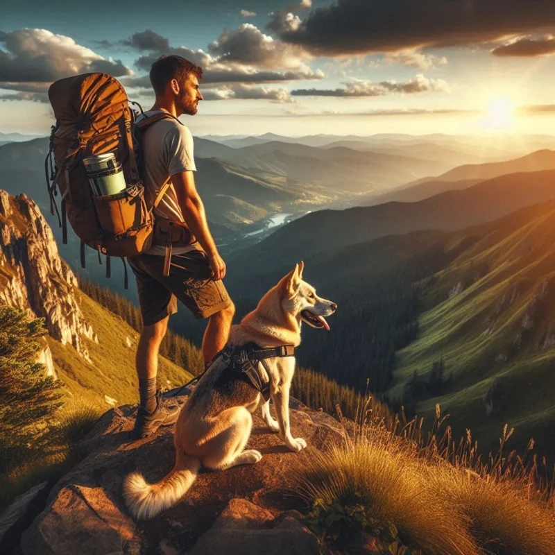 Salire in quota, affrontare sentieri tra i boschi, superare insieme una vetta: il dog hiking è avventura pura