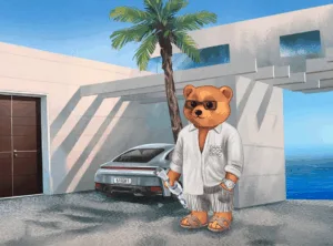 Baron Filou: l'orso Filou alla conquista Pitti Uomo 108