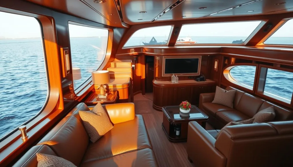 comfort a bordo yacht