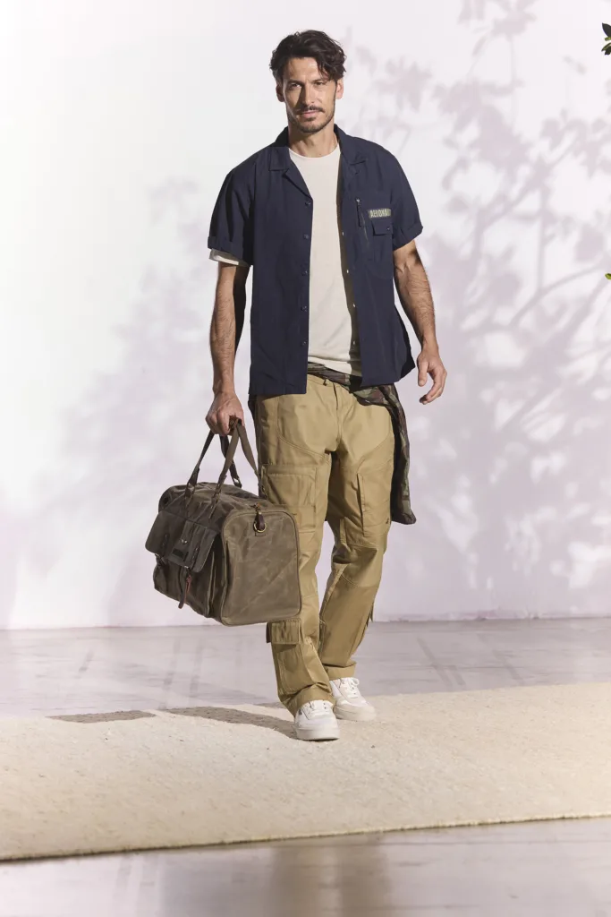 Al Pitti Uomo 108, Aeronautica Militare SS26: Quando il Vintage Militare Incontra la Vita di Tutti i Giorni.