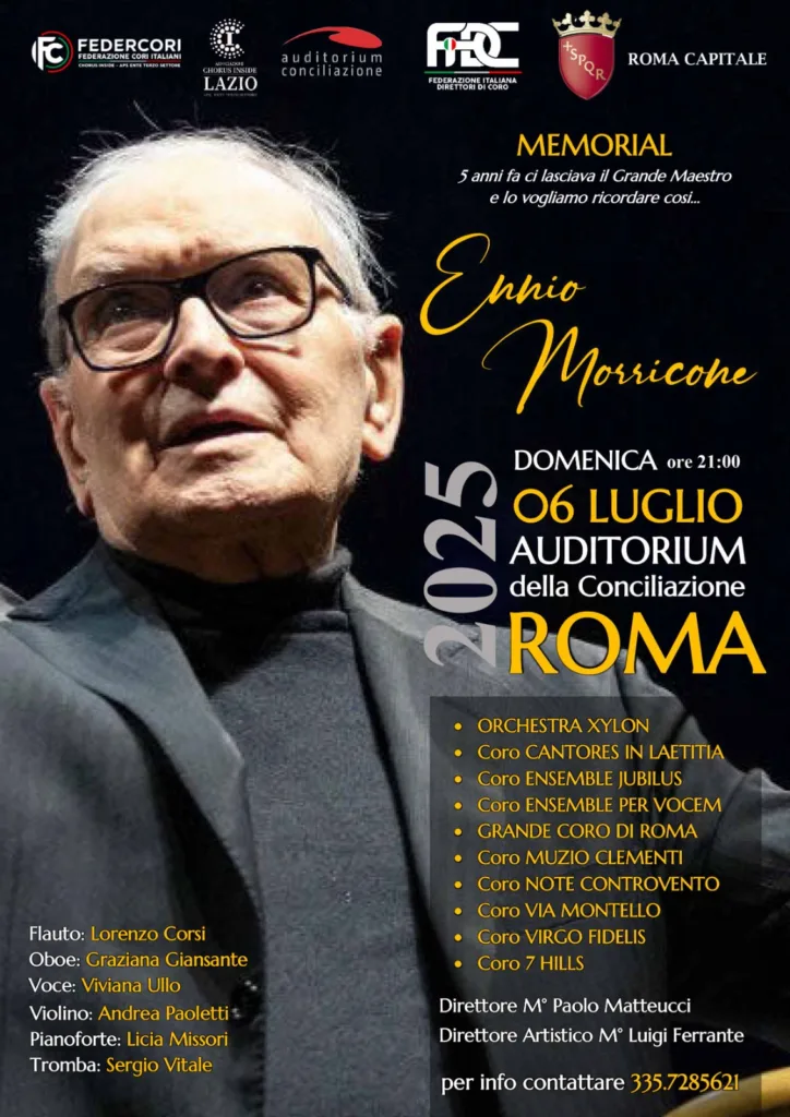 Il Maestro che ha fatto sognare ogni ogni uomo: Roma celebra Ennio Morricone