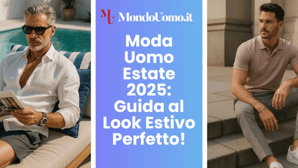 Moda Uomo Estate 2025: Comfort, Eleganza e Sicurezza con Pochi Capi Giusti