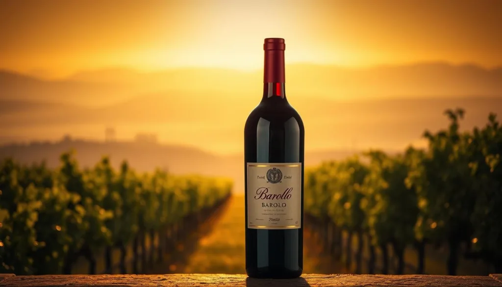 Barolo vino rosso italiano