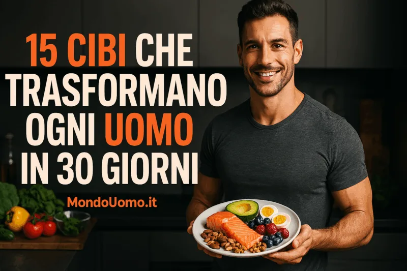 I 15 Alimenti più Nutrienti per l'Uomo Moderno: La Guida Completa per Massimizzare Energia e Performance