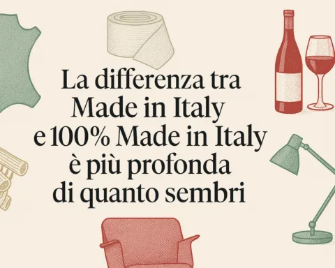 Che differenza c'è tra Made in Italy e 100% Made in Italy