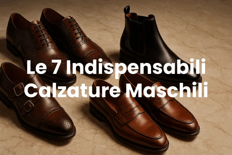 Ogni scarpa racconta una storia, comunica un messaggio e rivela aspetti profondi della personalità di chi la indossa. Non si tratta solo di seguire le tendenze, ma di comprendere l'arte sartoriale che si cela dietro ogni modello e di saper abbinare funzionalità ed eleganza in perfetto equilibrio. In questo articolo vi presentiamo le 7 tipologie di calzature che ogni gentleman dovrebbe avere nella sua scarpiera!