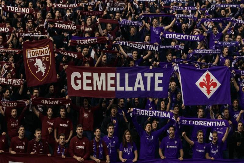 Torino-Fiorentina, storia di un curioso gemellaggio nato “grazie” alla Juventus. Torino-Fiorentina gemellaggio