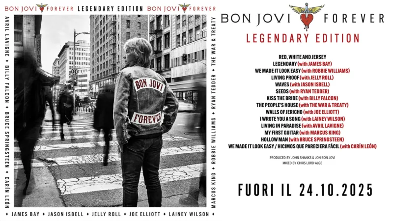 Bon Jovi torna con Red, White and Jersey un inno energico per i fan di sempre (Video)