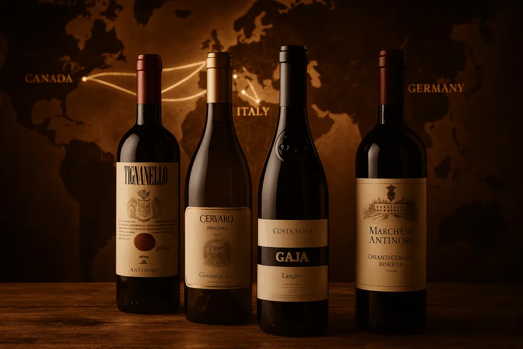 Vino Italiano ed Export: Tra Dazi USA e la Conquista di Nuovi Mercati
