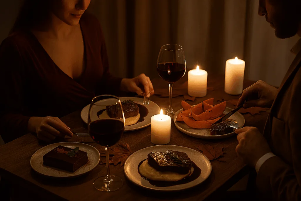 Menu d’Autunno per un Weekend in coppia: calore, intimità e atmosfera