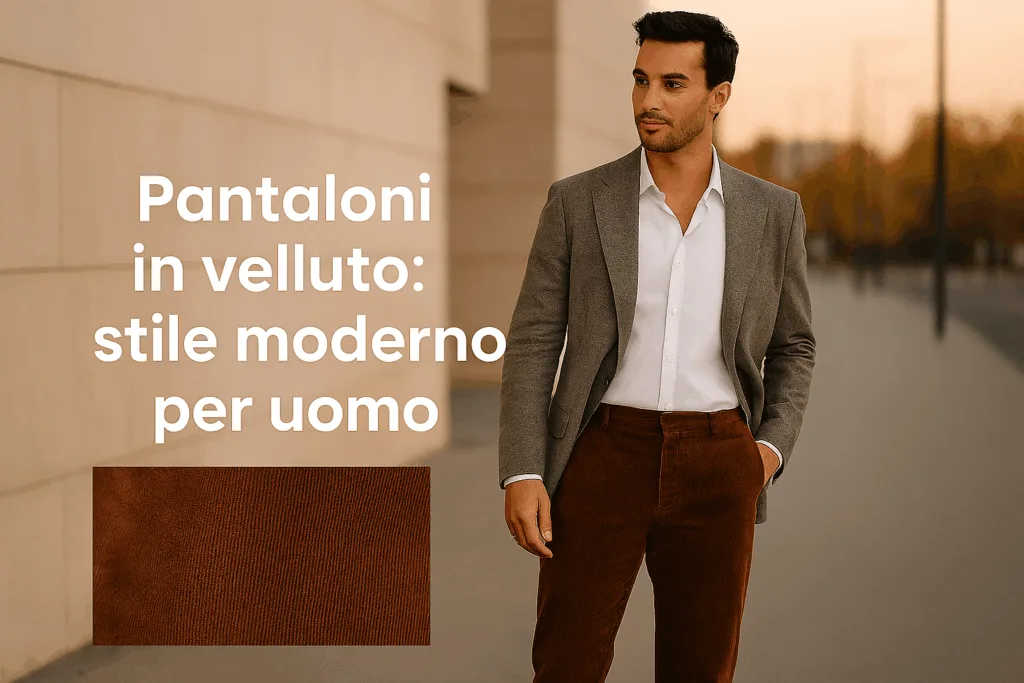 Pantaloni in velluto per uomo: come indossarli
