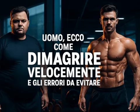 È possibile per un uomo dimagrire velocemente seguendo strategie scientificamente provate, senza ricorrere a diete estreme o allenamenti massacranti